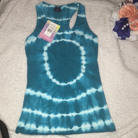 Marika Tops - NWT Weekend by Marika tie dye racerback tank